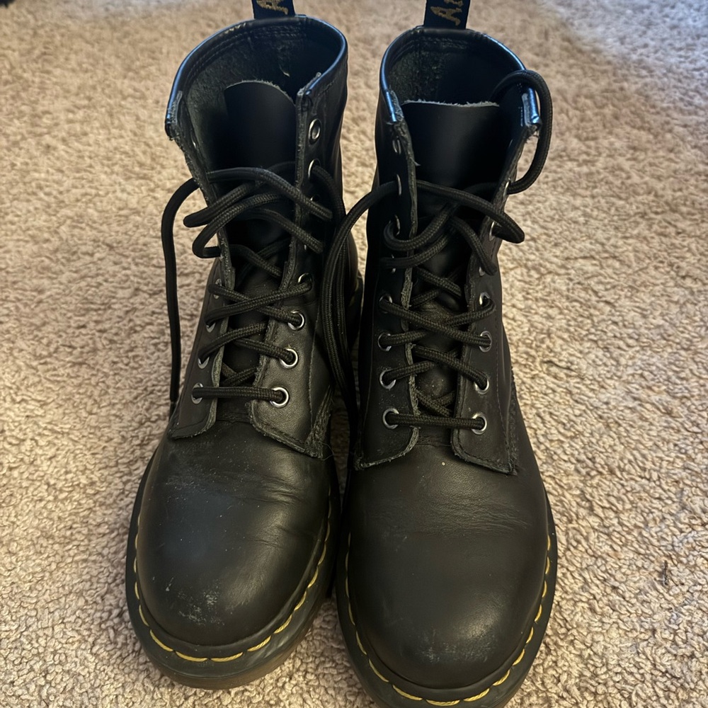 Dr. Martens Black Combat Boots
